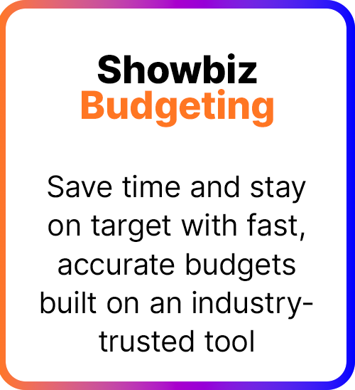 Showbiz Budgeting