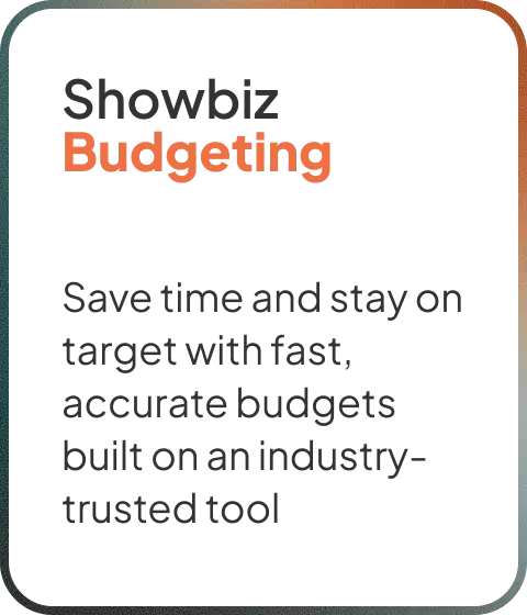 Showbiz-Budgeting